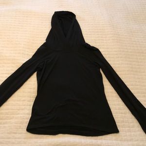 Zella Girl,  black hooded shirt